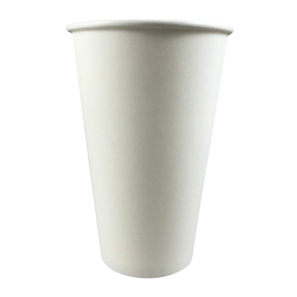 Generic Paper Cups Disposable Hot Cups, 16 Oz, White, Case Of 1,000