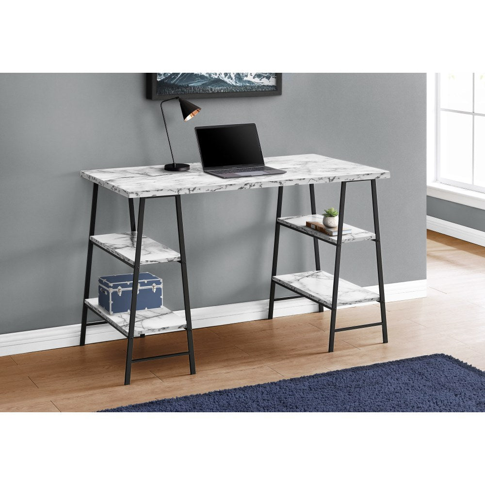 Monarch Specialties Wincy 48inW Computer Desk, White/Black