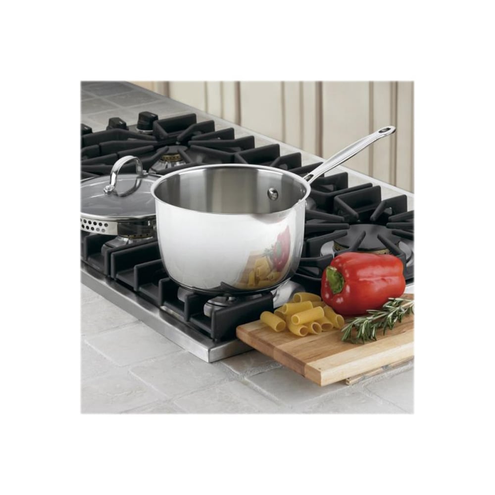 Cuisinart Chef's Classic Cook And Pour Saucepan With Cover, 3-Quart, Silver