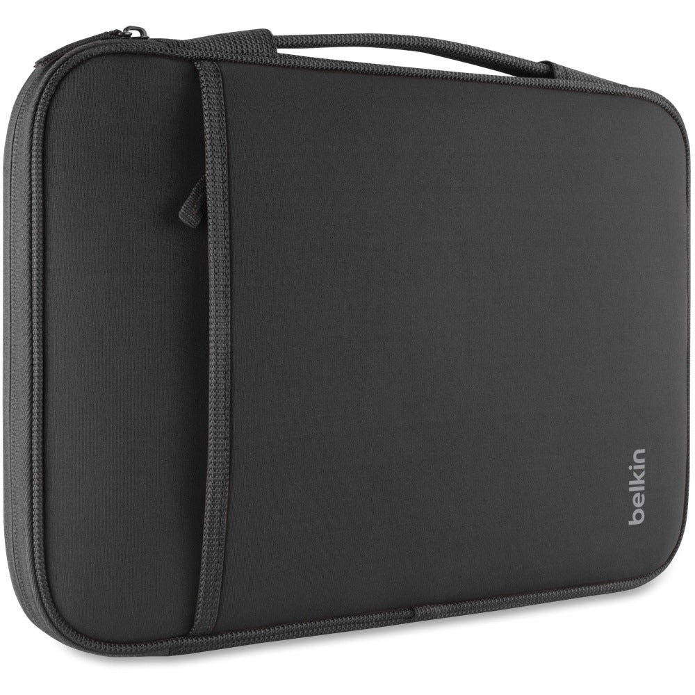 Belkin 13 Inch Laptop Case - 32 Inch Laptop Sleeve - Laptop Bag - Computer Accessories For Chromebook Laptop - Laptop Accessories - Chromebook Case Compatible W/ iPad Pro & Most 13in Laptops Black - Wear Resistant Interior - Neopro Body