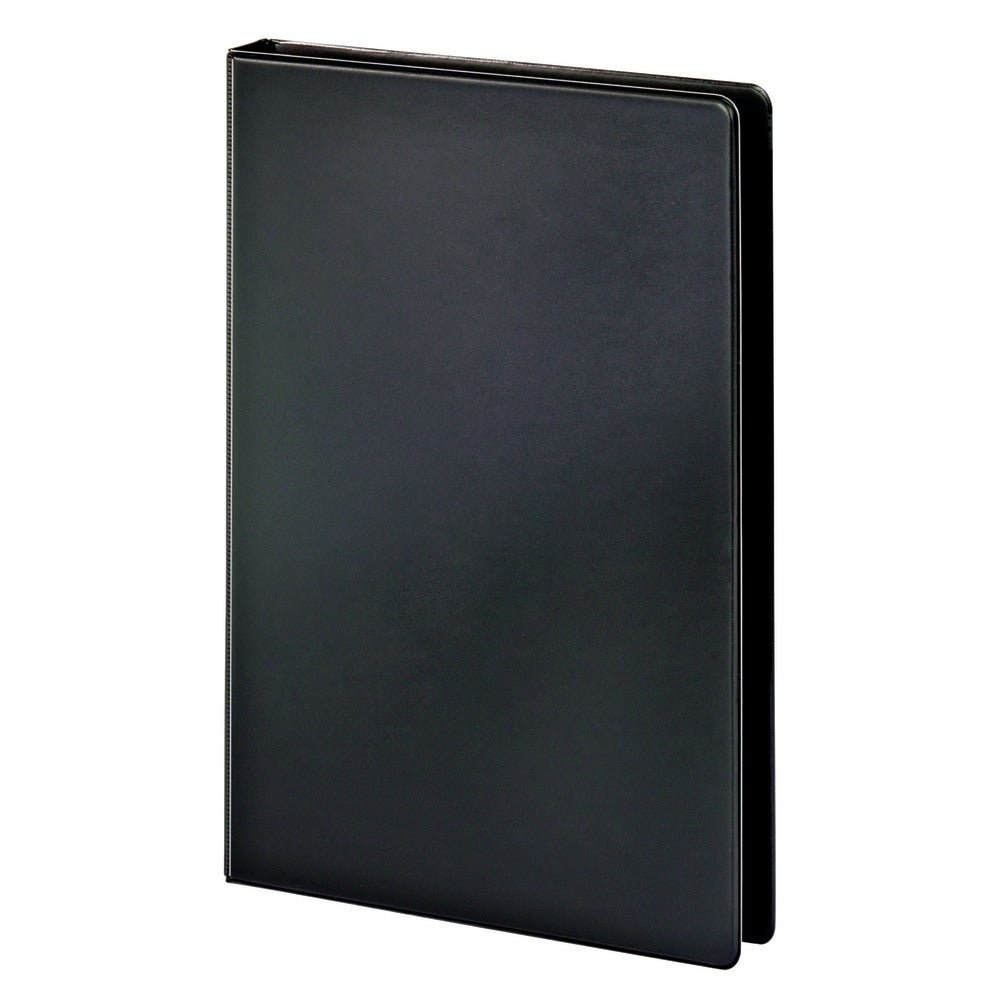 Office Depot Brand Reference 3-Ring Binder, 1in Round Rings, 100% Recycled, Black