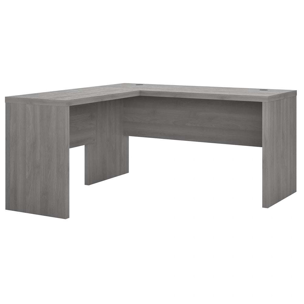 Bush Business Furniture Echo 60inW L-Shaped Corner Desk, Modern Gray, Standard Delivery