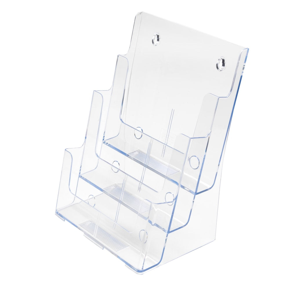 Office Depot Brand 3-Tier Magazine Holder, 12-11/16inH x 9-1/2inW x 6-1/4inD