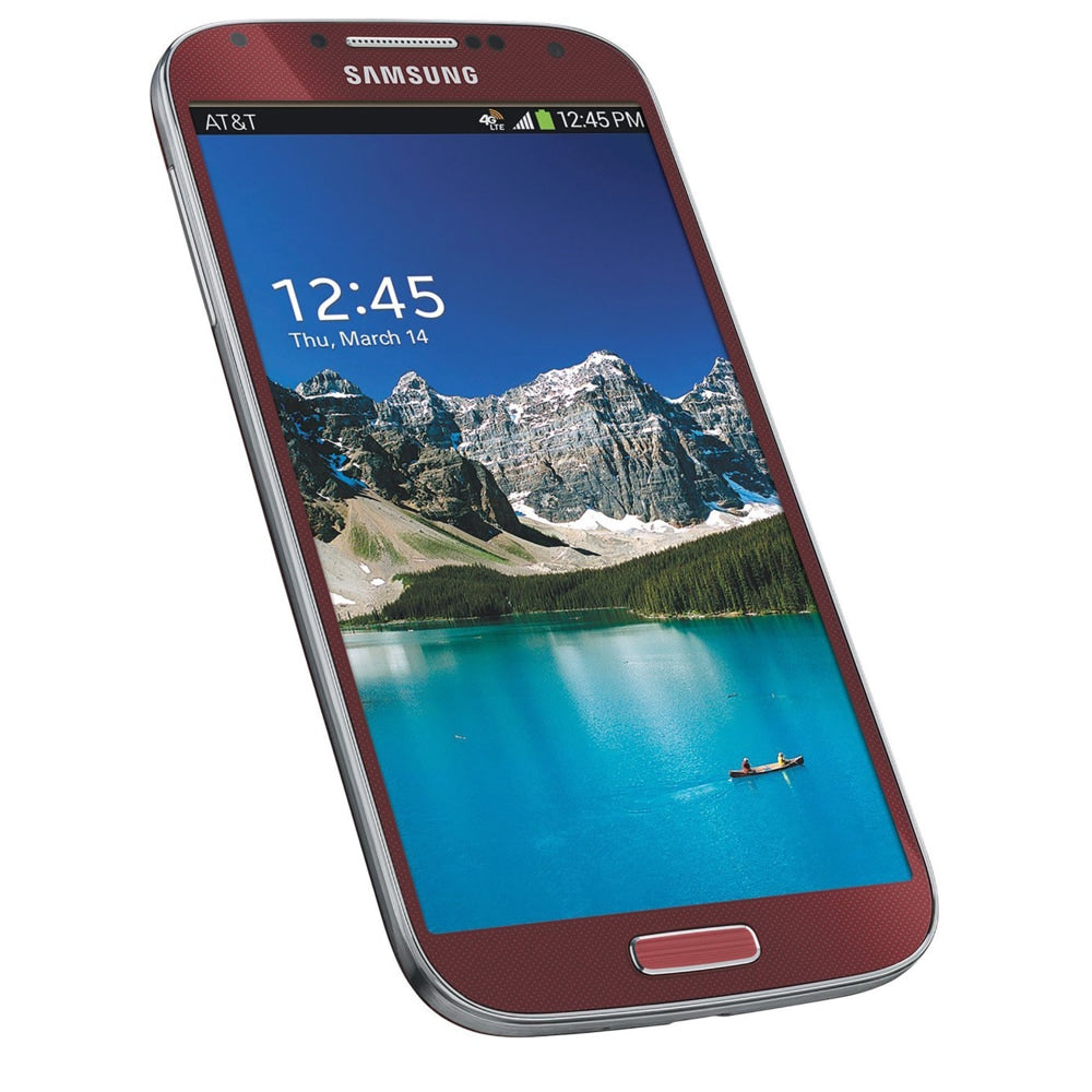 Samsung Galaxy S4 I337 Refurbished Cell Phone, Red, PSC100636