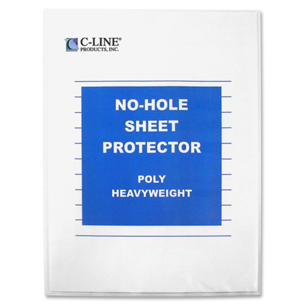 C-Line Sheet Protector - Letter 8.50in x 11in - Polypropylene - 25 / Box - Clear"