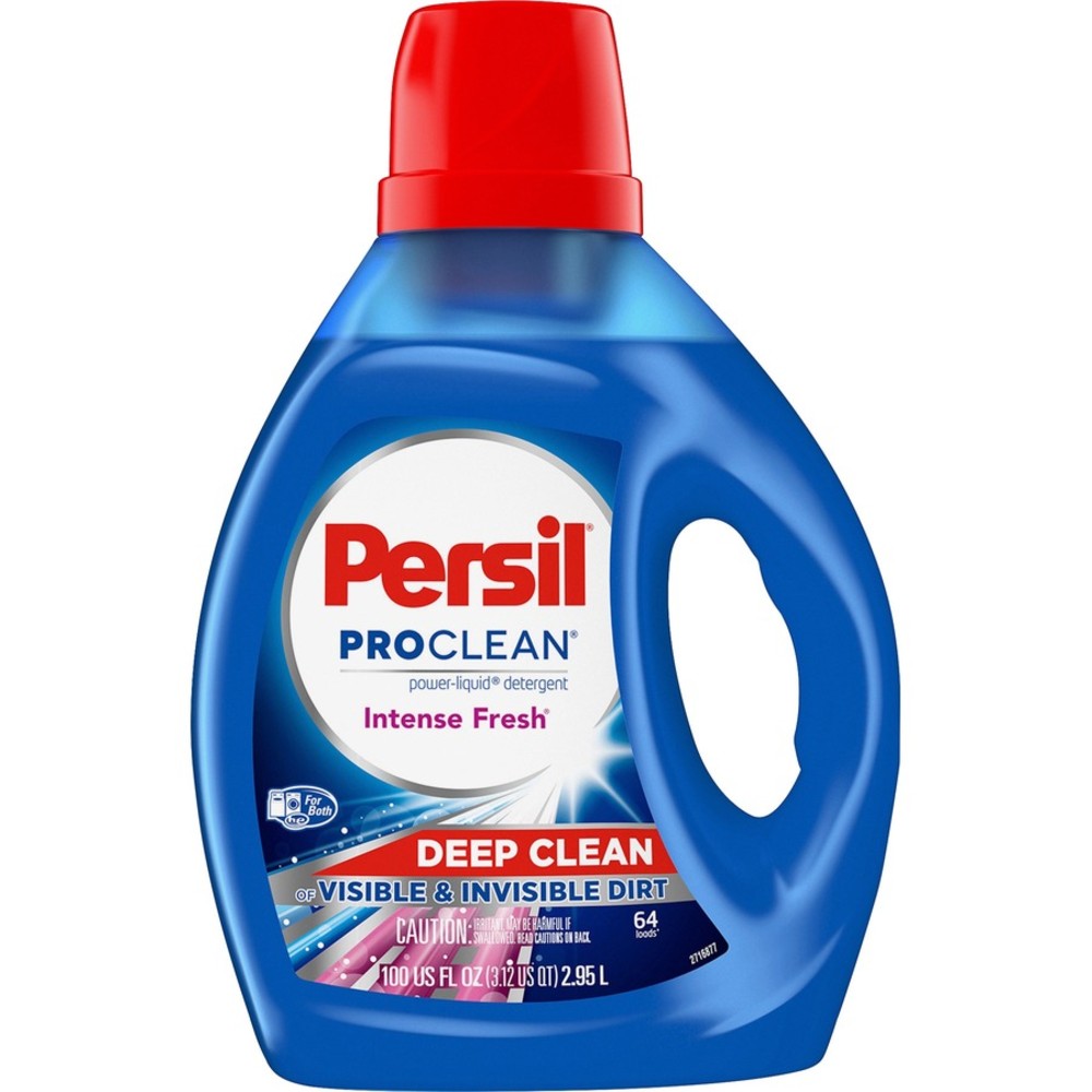 Persil ProClean Power-Liquid Detergent - 100 fl oz (3.1 quart) - Intense Fresh ScentBottle - 4 / Carton - Blue