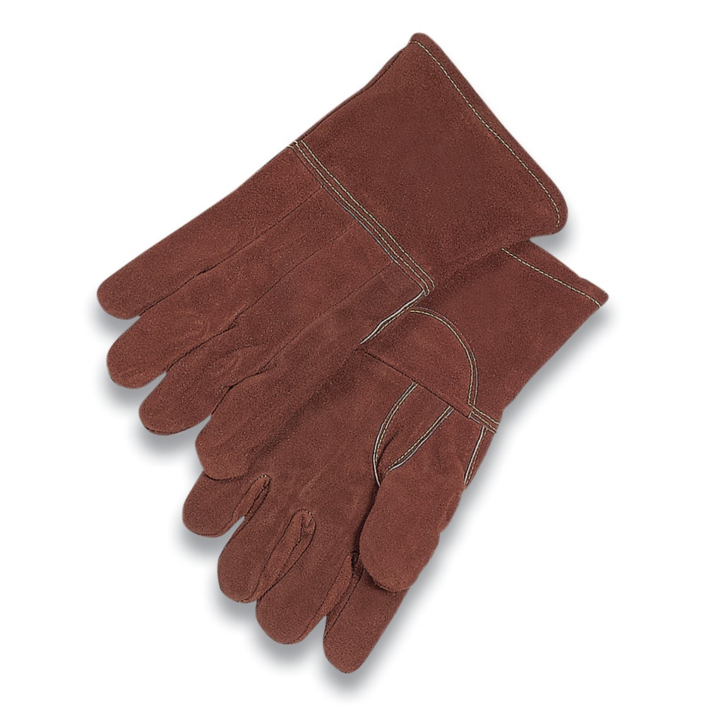 High Heat Wool-Lined Gloves, Thermaleather, Brown, Large