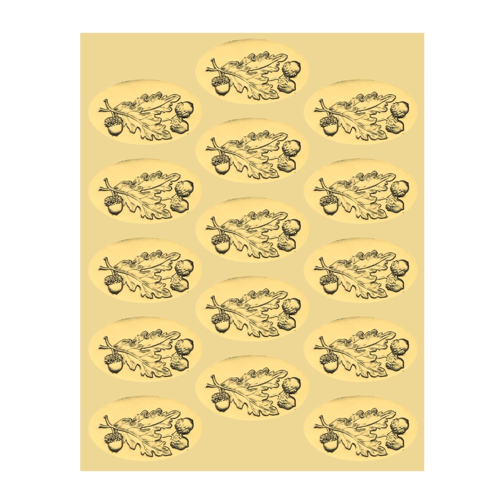 Great Papers! Holiday Foil Seals Variety Pack, 1in, Gold, Pack Of 60