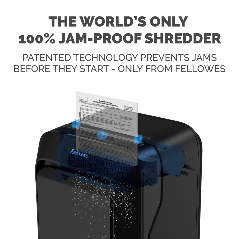 Fellowes Powershred  LX210 100% Jam Proof Micro-Cut 16-Sheet Shredder, Black 5015201