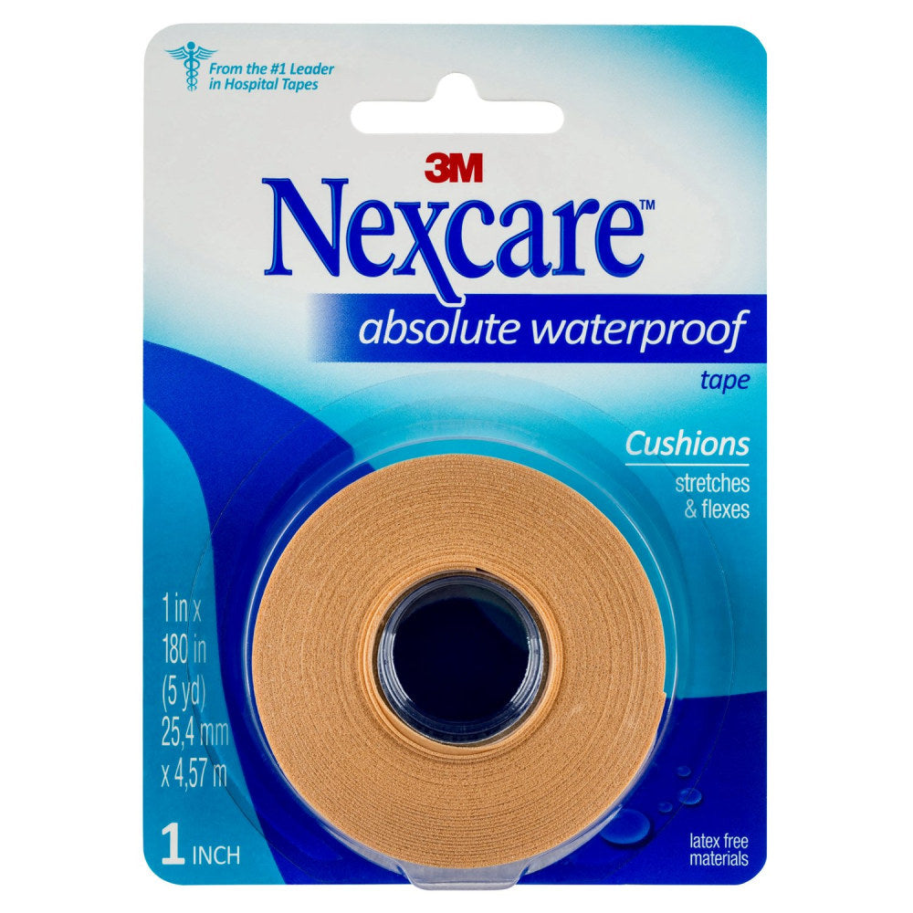 Nexcare Waterproof Tape, 1in x 180in