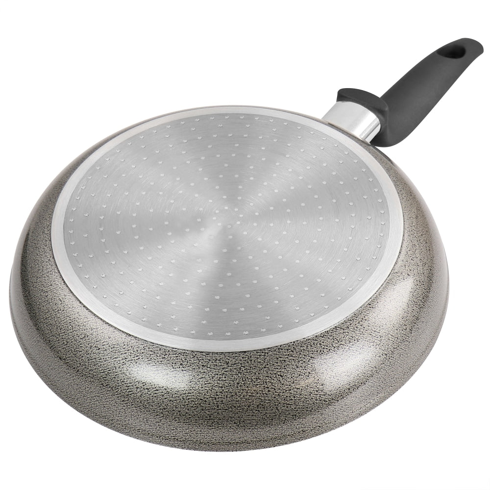 Tosca Cortana Aluminum Non-Stick Frying Pan, 10in, Warm Gray