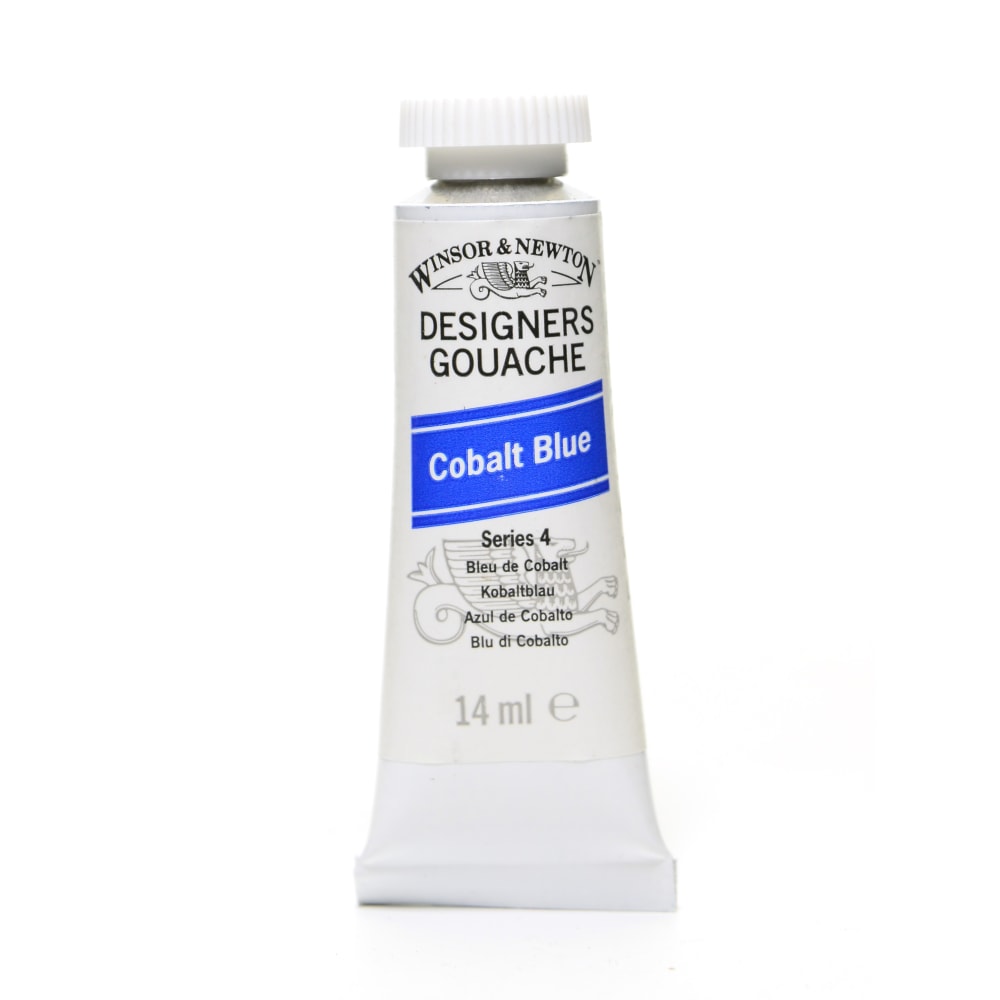 Winsor & Newton Designers Gouache, 14 mL, Cobalt Blue, 178