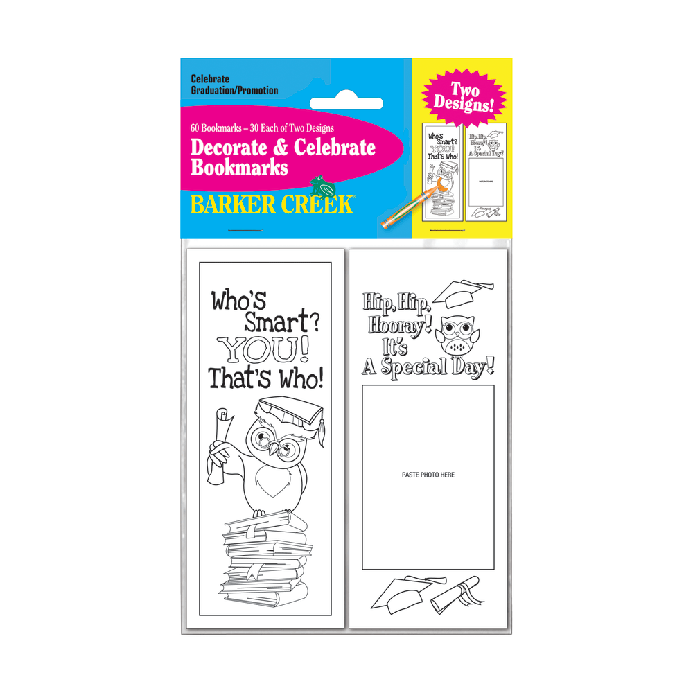 Barker Creek Bookmark Duets, Celebrate Graduation, Pack Of 60