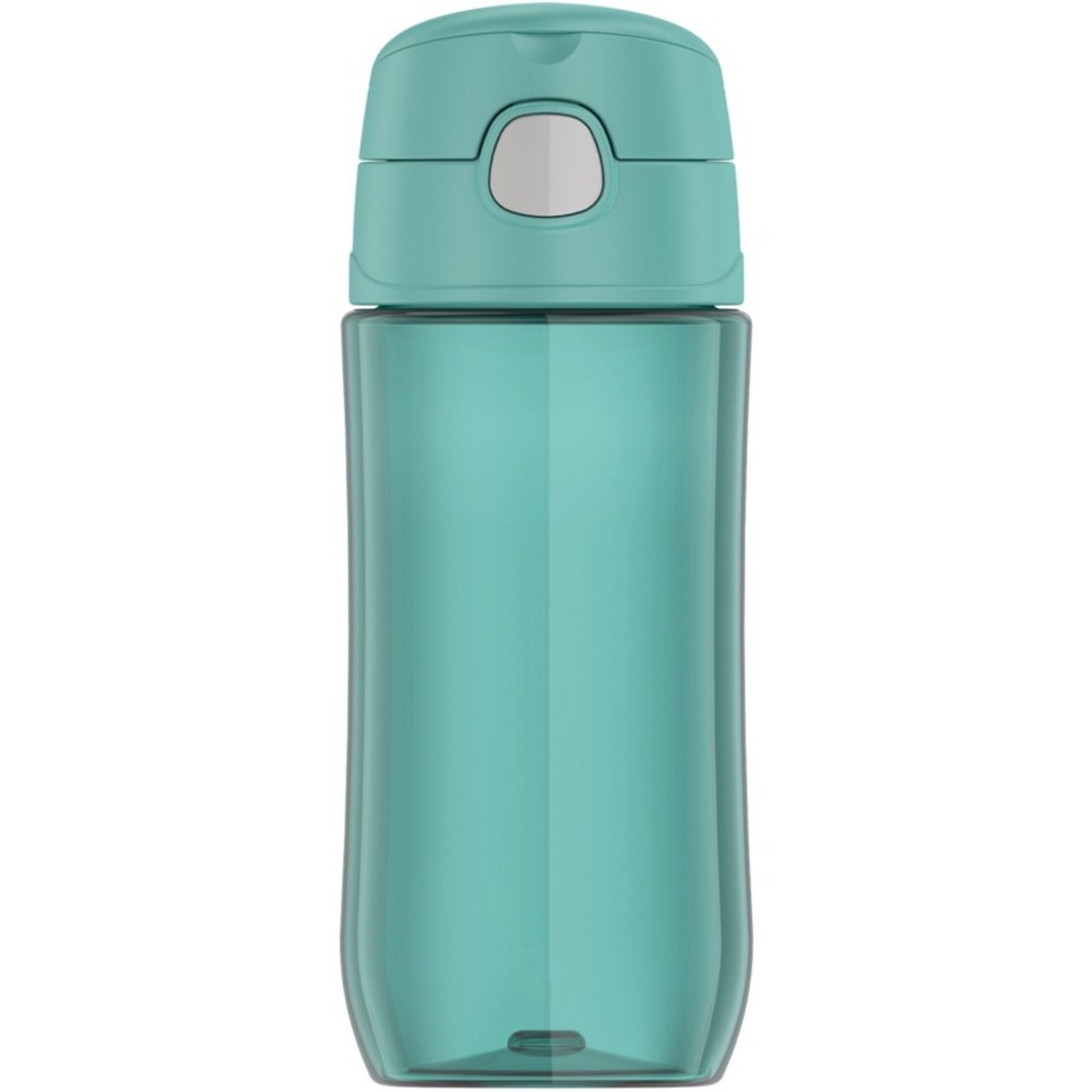 Thermos 16-Ounce FUNtainer Vacuum-Insulated Stainless Steel Bottle with Spout Lid (Aqua) - 16 fl oz - Blue, Aqua - Stainless Steel