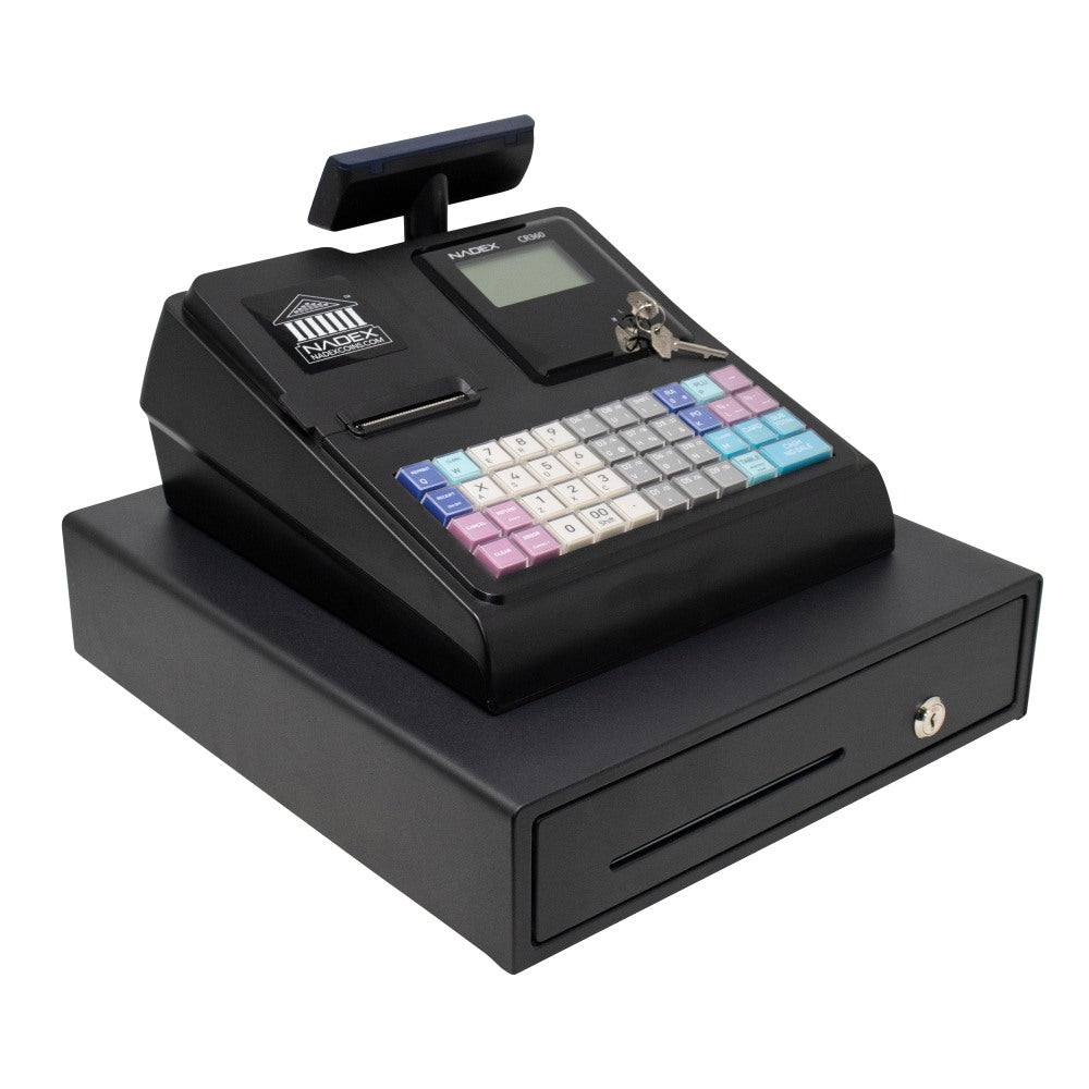 Nadex Coins Thermal-Print Electronic Cash Register, Black, NWHNXTE1376