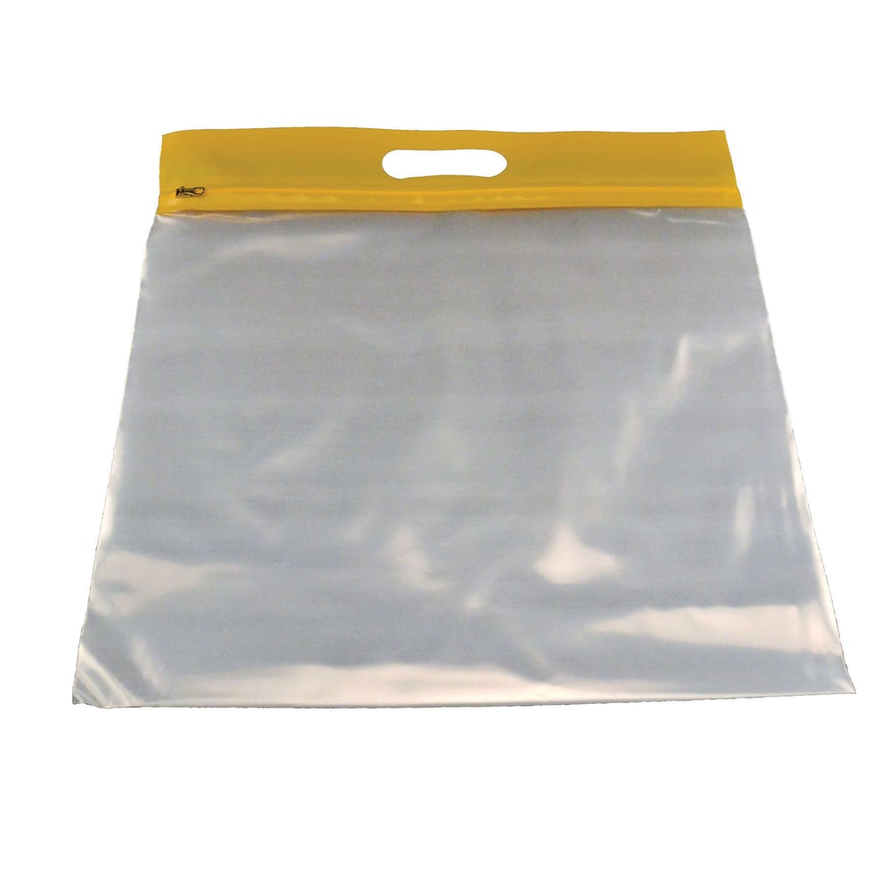 Bags of Bags ZIPAFILE Storage Bag, Yellow, Pack of 25