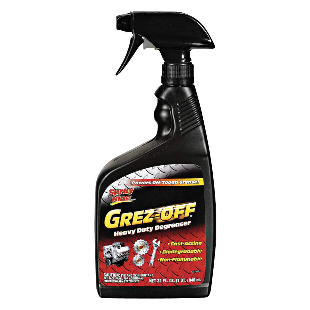 Spray Nine Grez-Off Heavy-Duty Degreaser, 32 Oz Bottle, Case Of 12