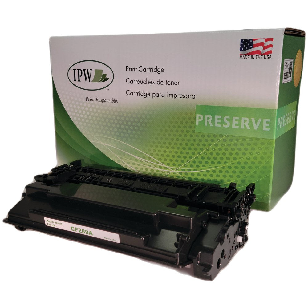 IPW Preserve Remanufactured Black Toner Cartridge Replacement For HP CF289A, CF289AR-ODP