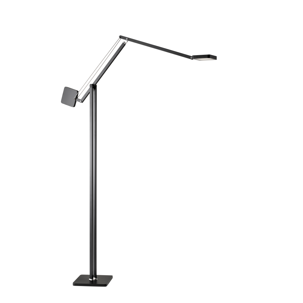 Adesso ADS360 Cooper LED Floor Lamp, 69inH, Matte Black