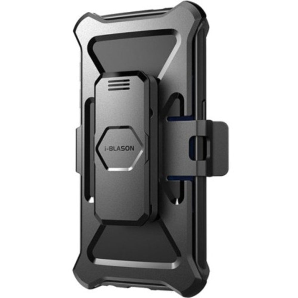 i-Blason Prime Carrying Case (Holster) Smartphone - Blue - Impact Resistant, Shock Resistant Interior, Drop Resistant, Bump Resistant, Abrasion Resistant - Polycarbonate Body - Belt Clip