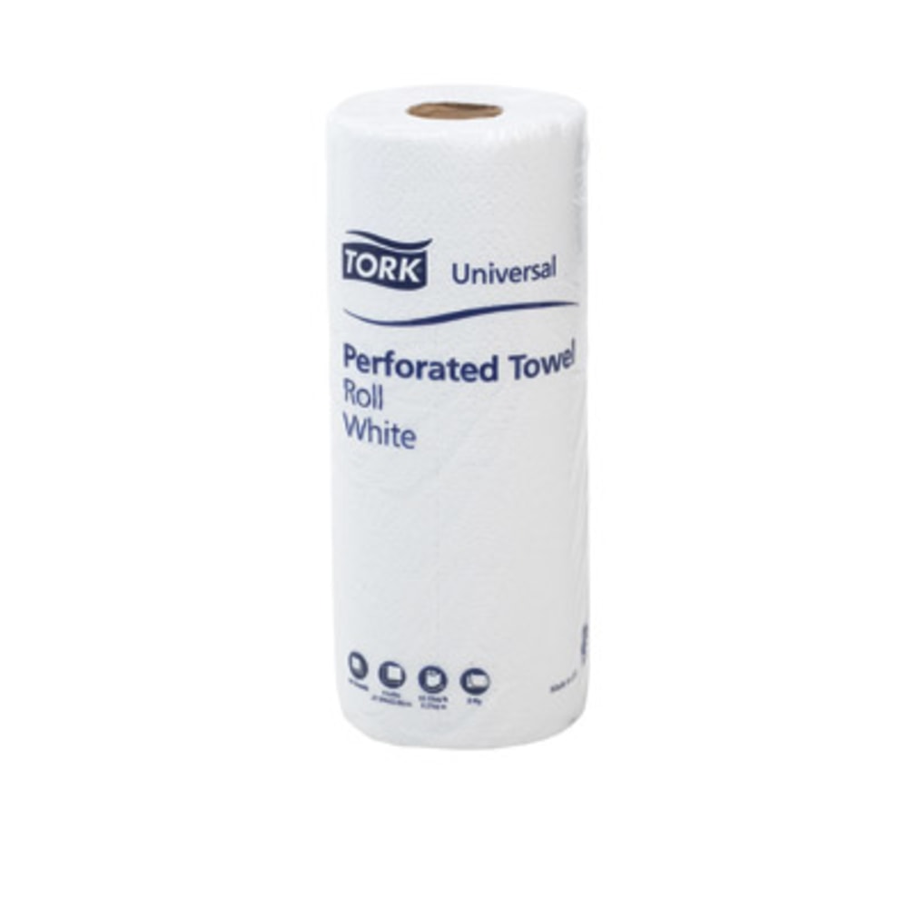 Tork Universal 2-Ply Paper Towels, 84 Sheets Per Roll, Pack Of 30 Rolls