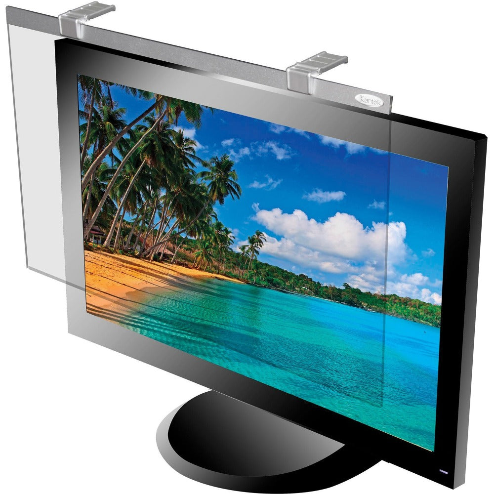 Kantek LCD Protective Filter Silver - For 20in Widescreen Monitor - Scratch Resistant - Anti-glare - 1