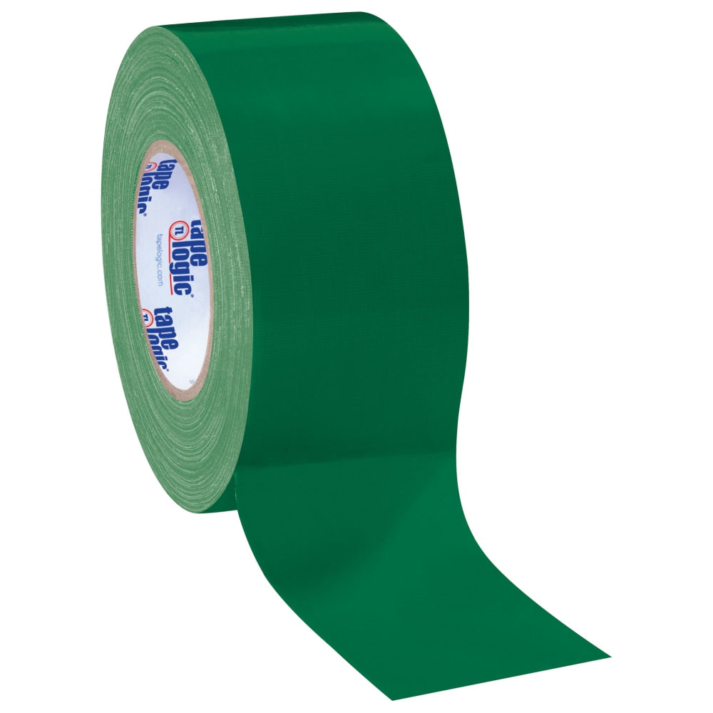 Tape Logic Color Duct Tape, 3in Core, 3in x 180ft, Green, Case Of 3