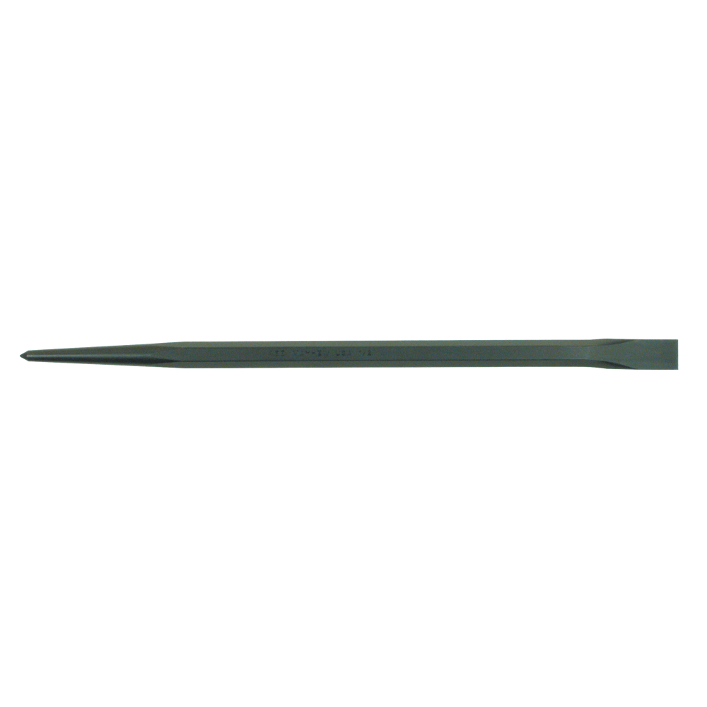 Line-Up Pry Bar, 30, 7/8, Offset Chisel/Straight Tapered Point, Black Oxide