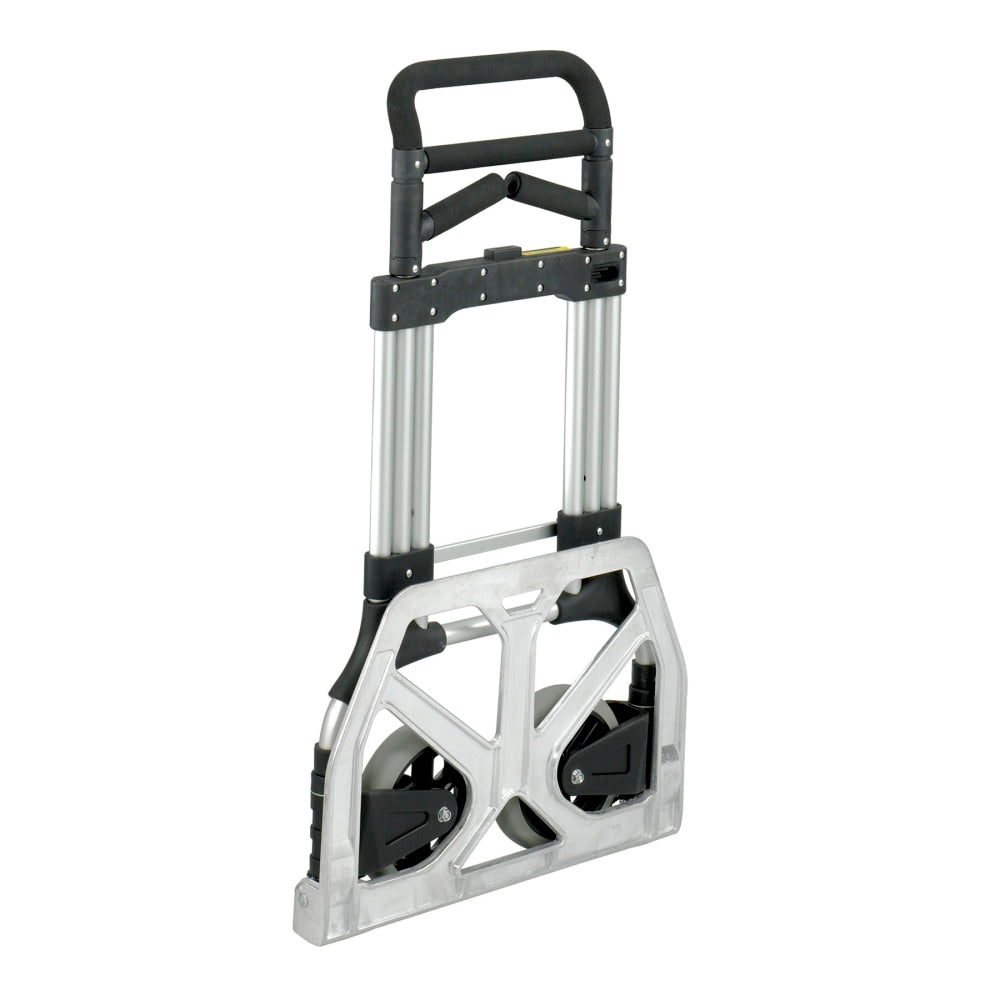 Safco STOW AWAY Heavy-Duty Hand Truck, 500 Lb. Capacity, Black/Aluminum