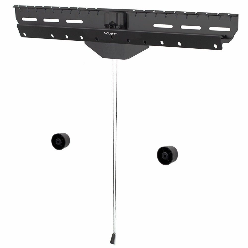 Mount-It! MI-376 No-Stud TV Wall Mount For Screens 37 - 80in, 8inH x 30-1/4inW x 1-1/4inD, Black