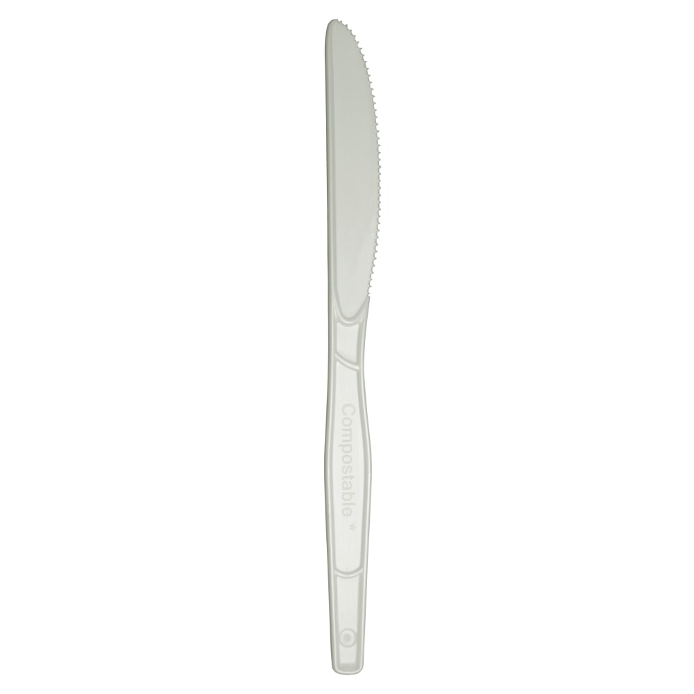 Dixie Ultra SmartStock Series O Compostable Cutlery, Knives, White, 40 Knives Per Refill, Case Of 24 Refills