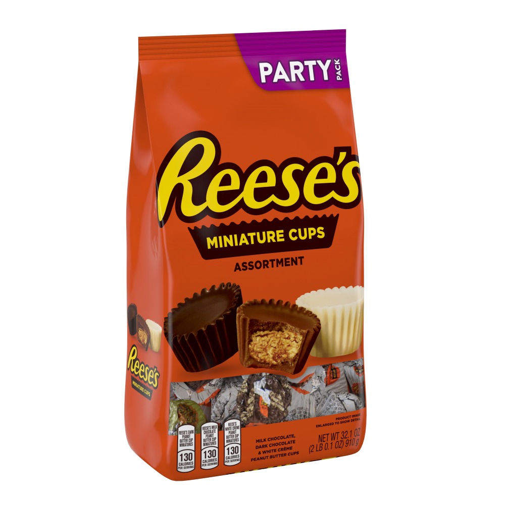 Reeses Miniature Cups Assortment, 32.1-Oz Bag