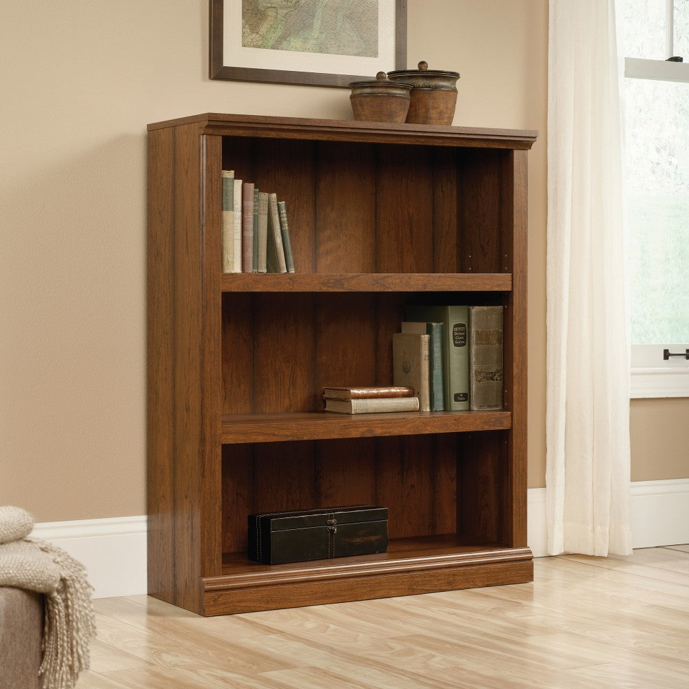 Sauder Select 44inH 3-Shelf Bookcase, Washington Cherry