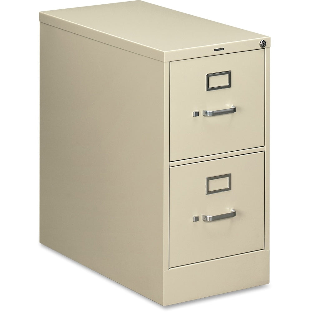 HON 210 28-1/2inD Vertical 2-Drawer Letter-Size File Cabinet, Putty