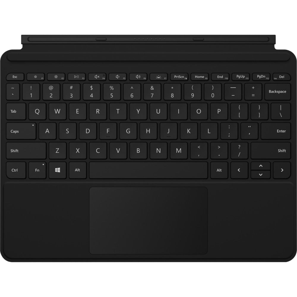 Microsoft Type Cover Keyboard/Cover Case Microsoft Surface Go 2, Surface Go Tablet - Black - Stain Resistant - MicroFiber Body - 7.5in Height x 9.8in Width x 0.2in Depth