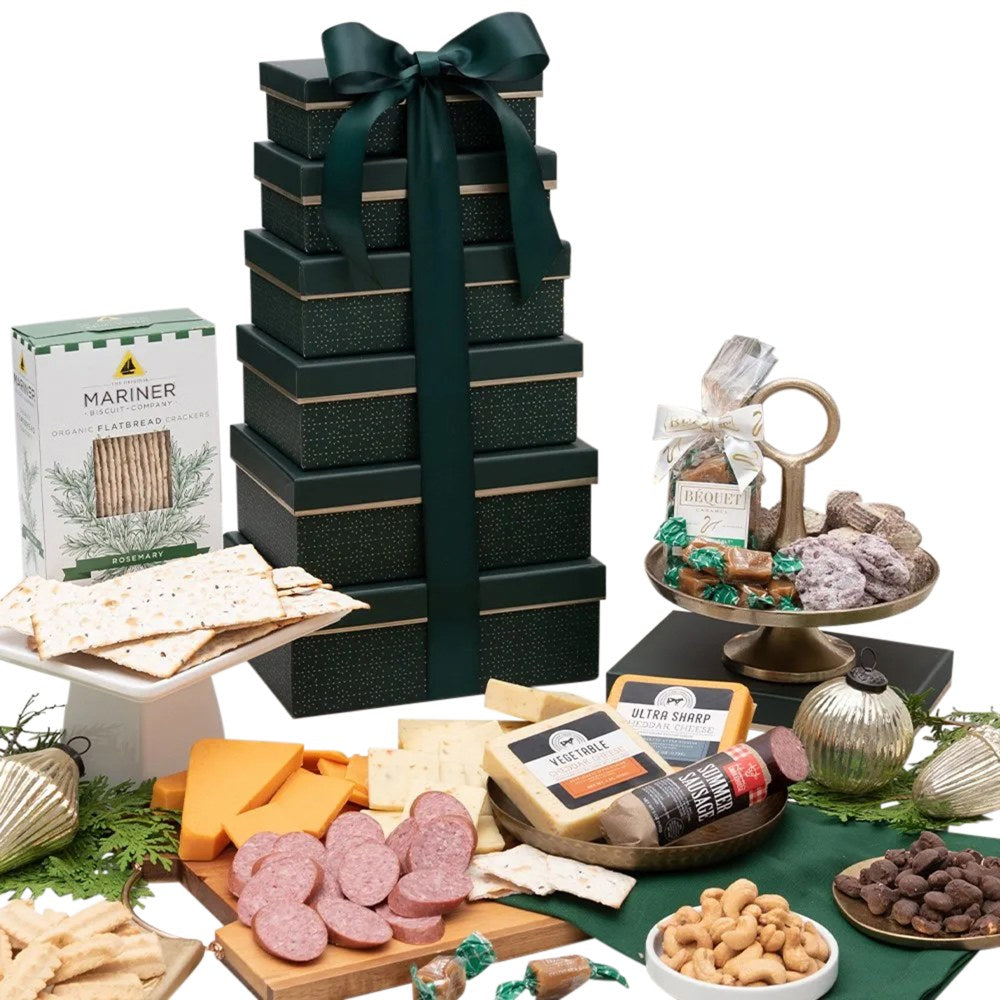 Gourmet Gift Baskets Tis The Season Gift Tower