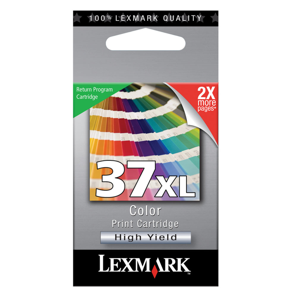 Lexmark 37XL Tri-Color High-Yield Ink Cartridge, 18C2180