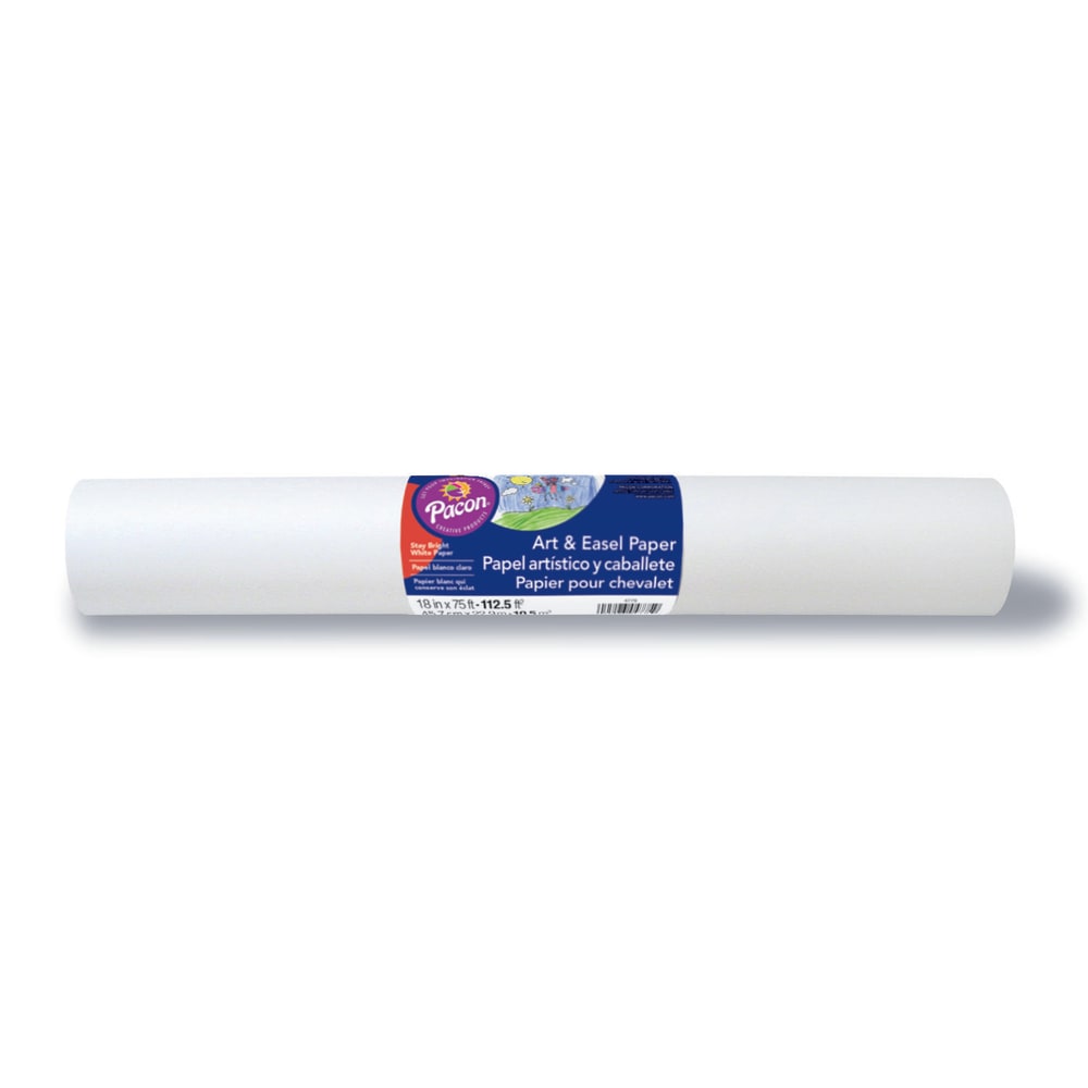 Art Street Art Paper Roll, 18in x 75ft, White