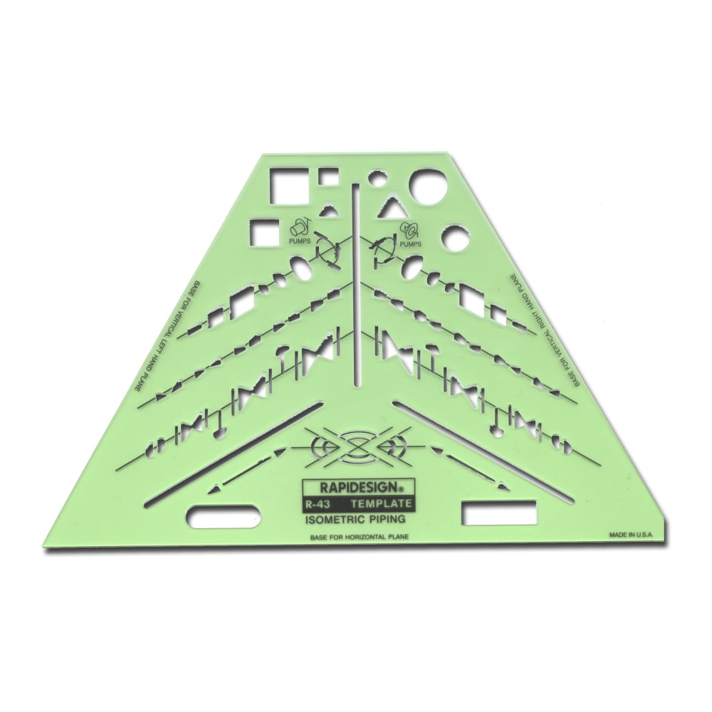 Rapidesign Engineers Drafting And Design Templates, Isometric Piping