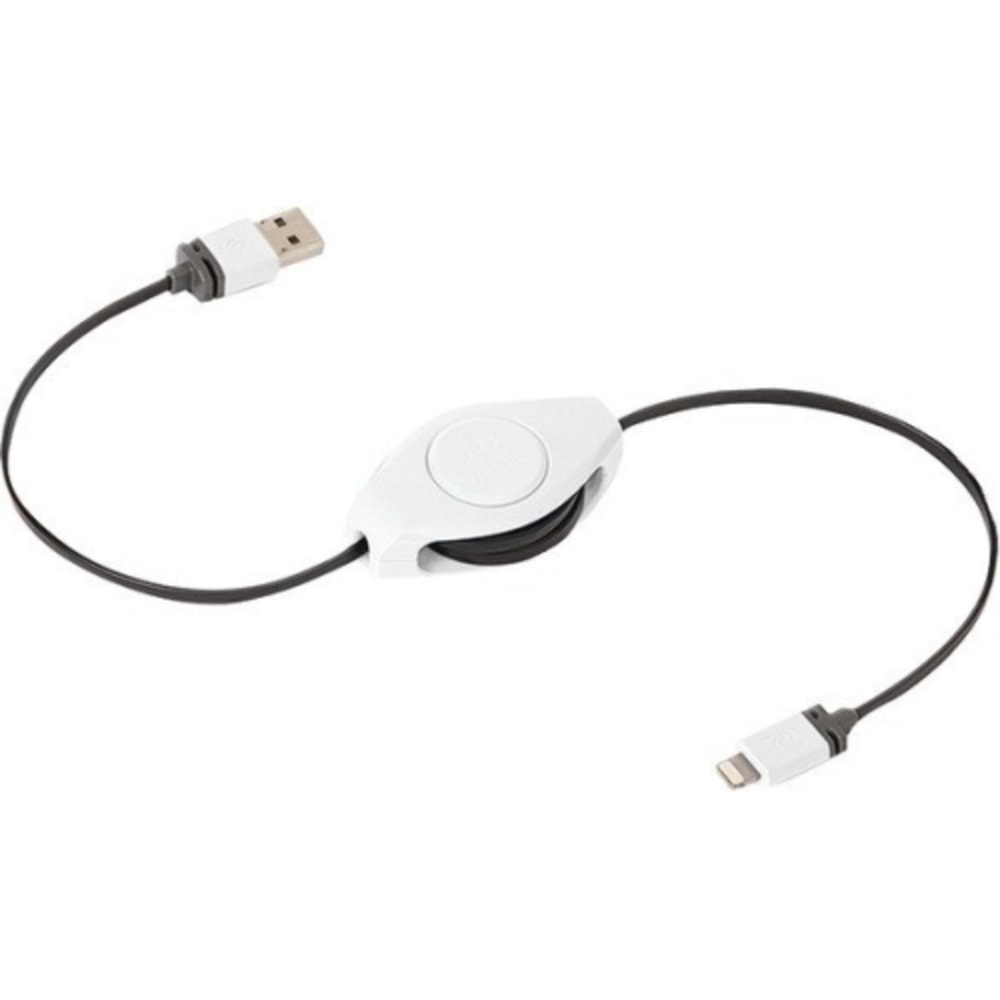 ReTrak Lightning/USB Sync/Charge Data Transfer Cable, 2.95ft, White