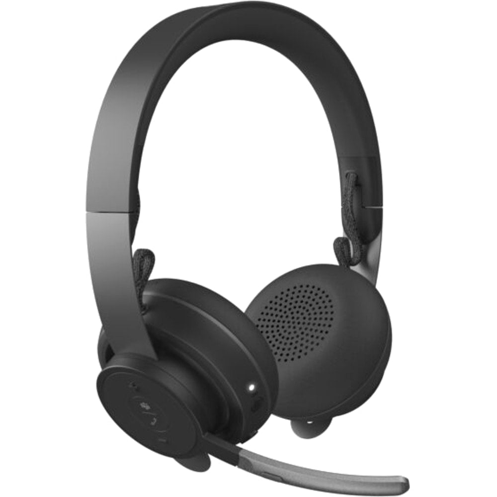 Logitech Zone Wireless Headset - Stereo - Wireless - Bluetooth - 98.4 ft - 30 Hz - 13 kHz - Over-the-head - Binaural - Circumaural - Omni-directional, MEMS Technology, Electret, Condenser, Noise Cancelling Microphone - Noise Canceling