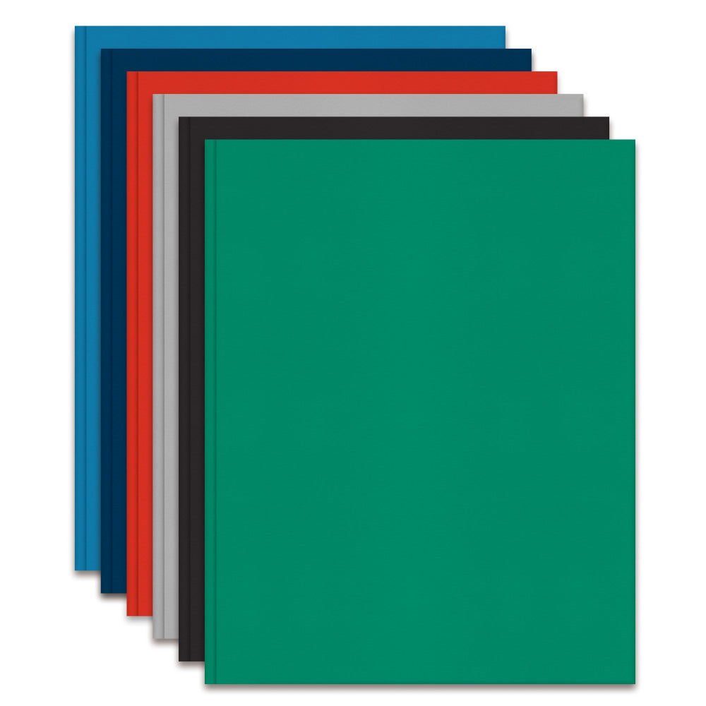 Office Depot Brand 2-Pocket Paper Folders with Prongs, Assorted Colors, Pack Of 24