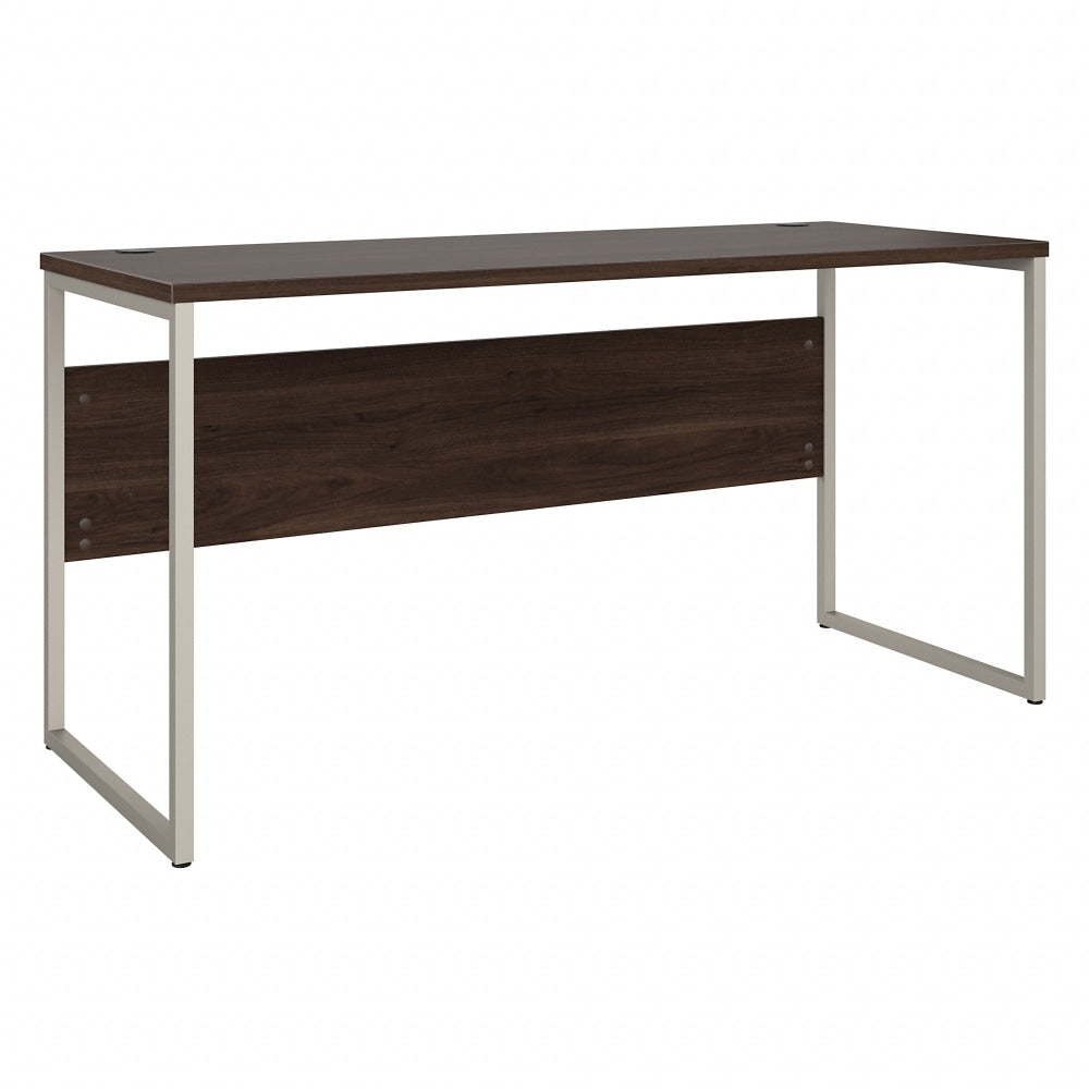 Bush Business Furniture Hybrid Computer Table Desk With Metal Legs, 60inW x 24inD, Black Walnut, Standard Delivery