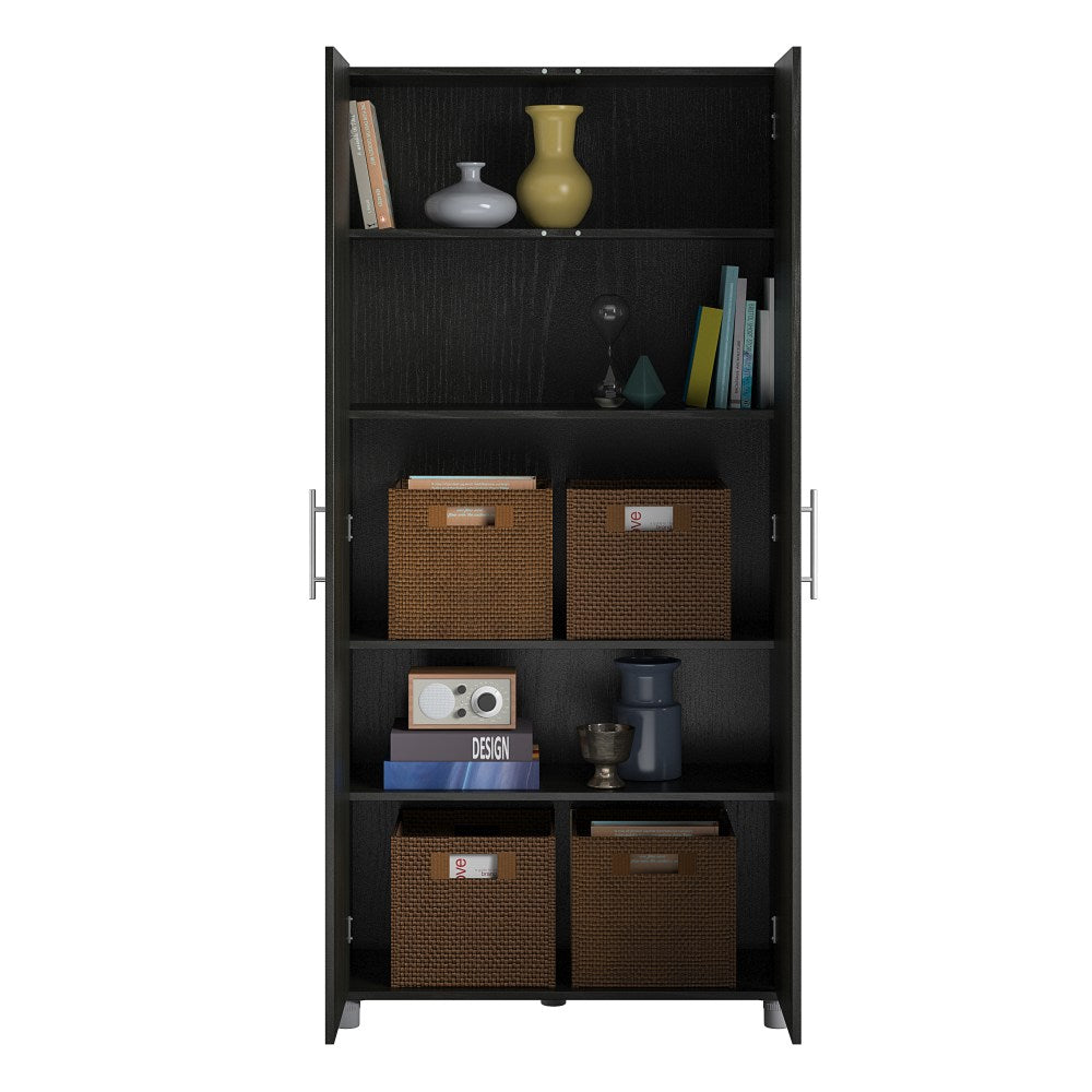 Ameriwood Home Camberly 36inW Utility Storage Cabinet, Black