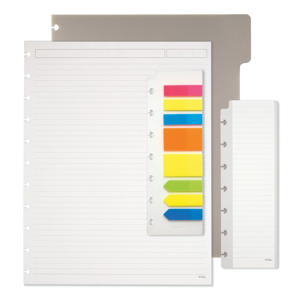 TUL Discbound Notebook Starter Kit, Letter Size, Assorted Colors