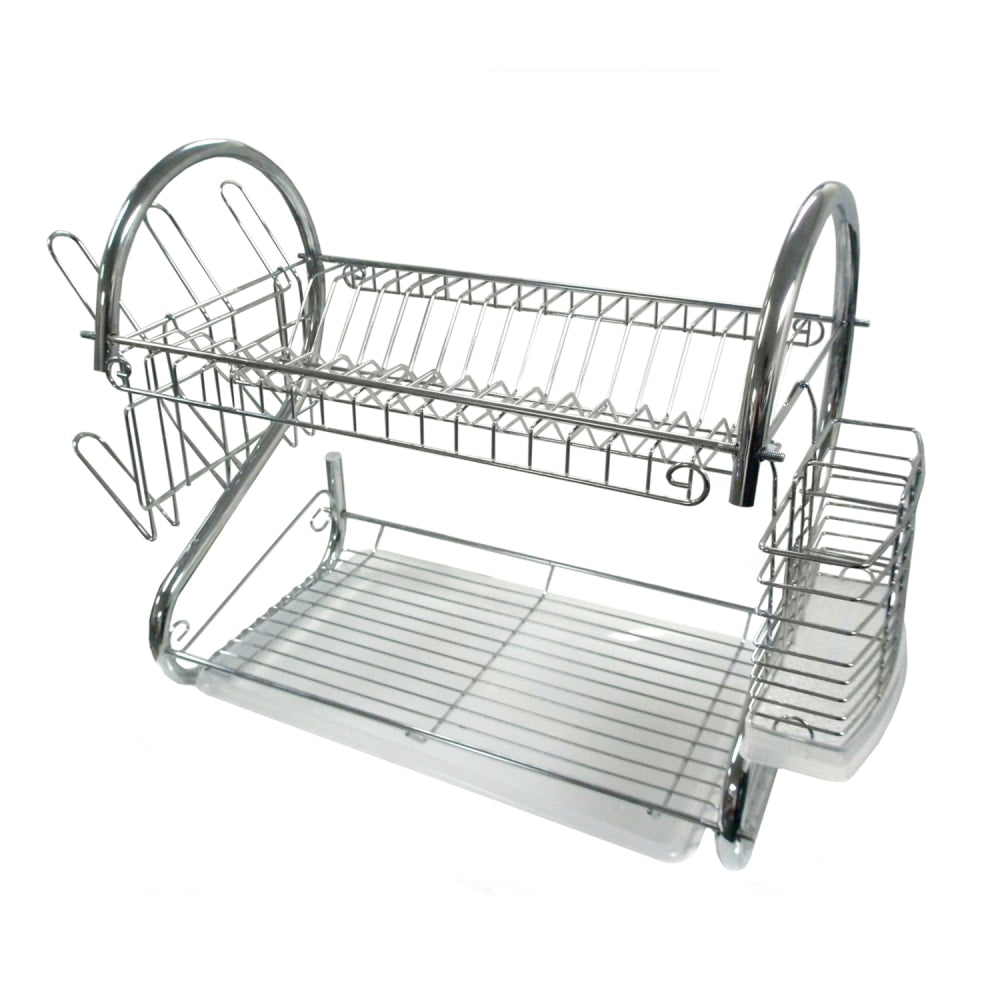 Better Chef Dish Rack, 15-1/4inH x 26-1/2inW x 10inD, Chrome