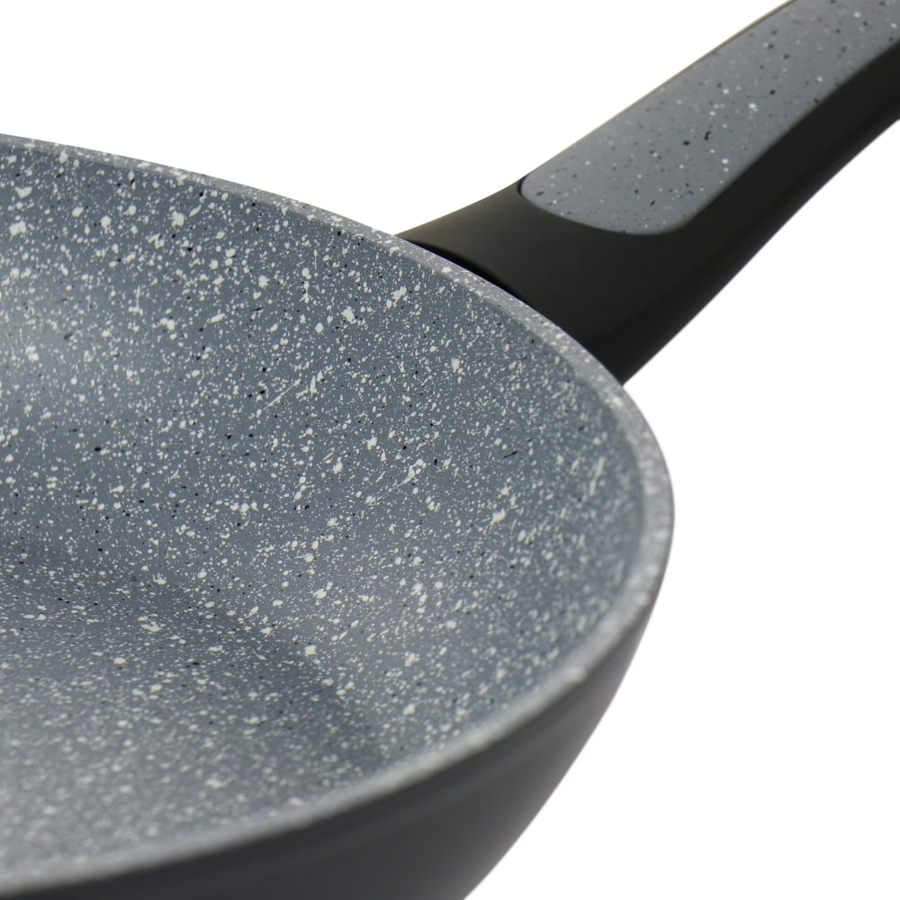 Oster Bastone Aluminum Non-Stick Frying Pan, 10in, Gray