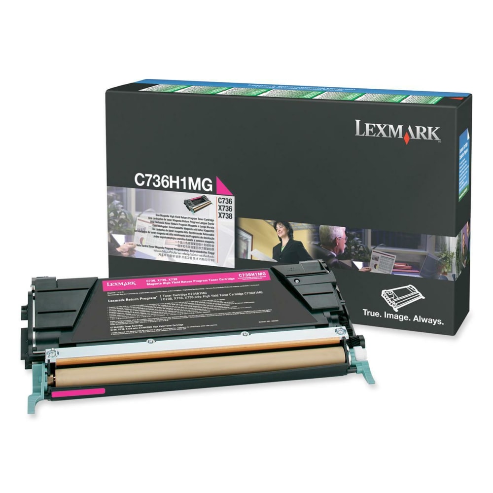 Lexmark C736H1MG Magenta High Yield Return Toner Cartridge