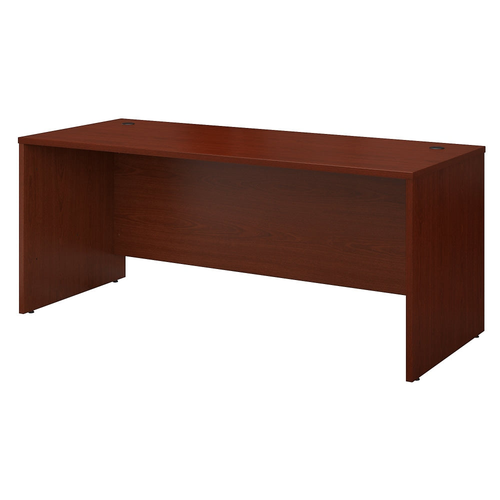 Bush Business Furniture Components Office Desk 72inW x 30inD, Mahogany, Standard Delivery