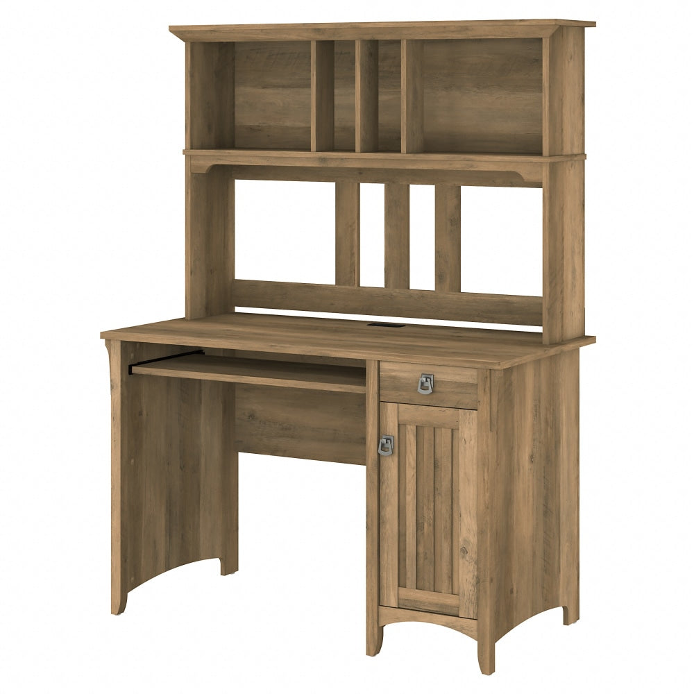 Bush Furniture Salinas 48inW Computer Desk With Hutch, Reclaimed Pine, Standard Delivery